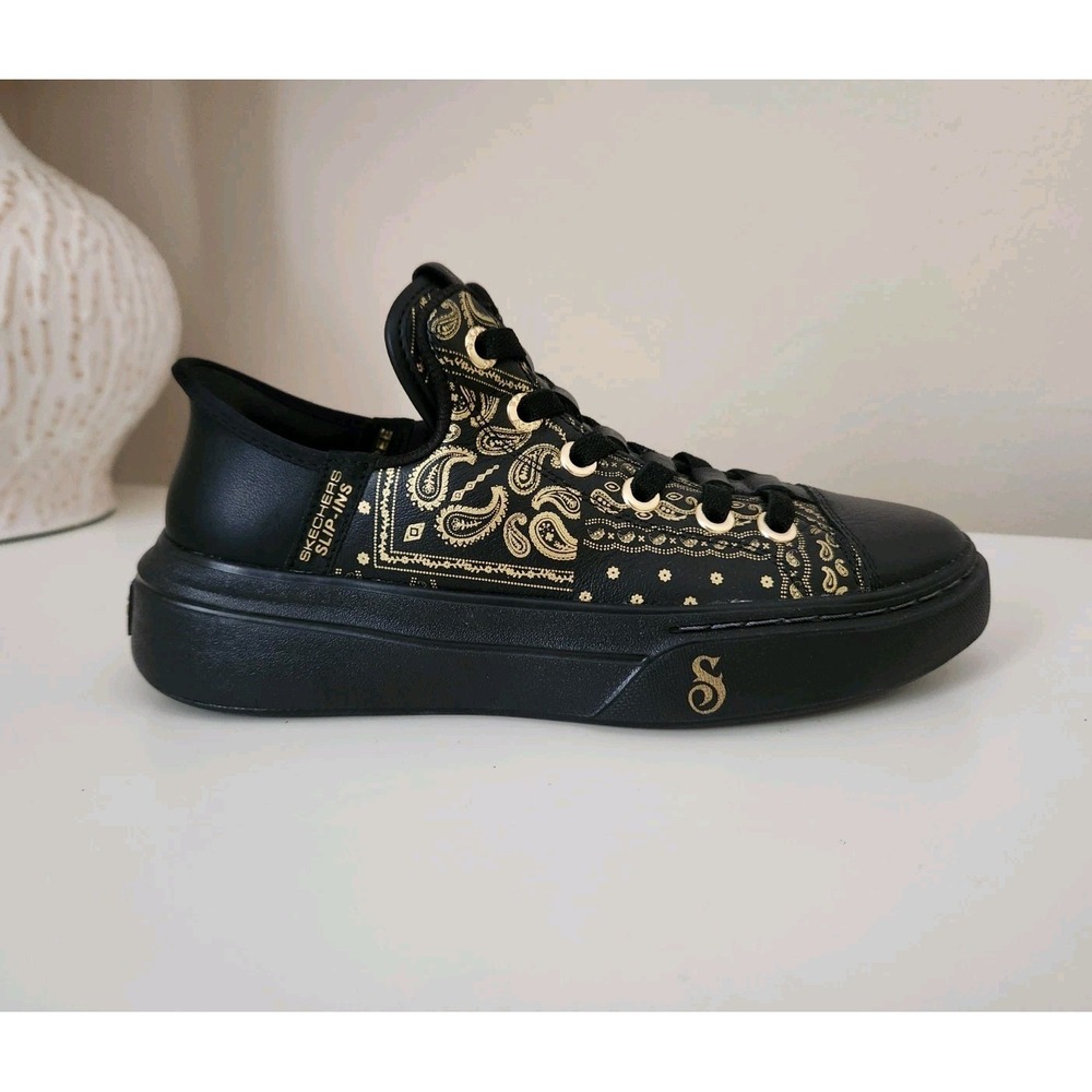 Skechers Premium Slip-ins Snoop Dogg One Double G Mens Black Sneakers Shoes Sz 5